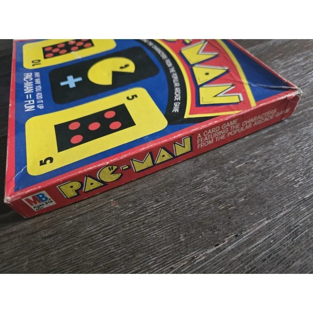 Vintage Pac Man 1982 Board Card Game Milton Bradley #4222